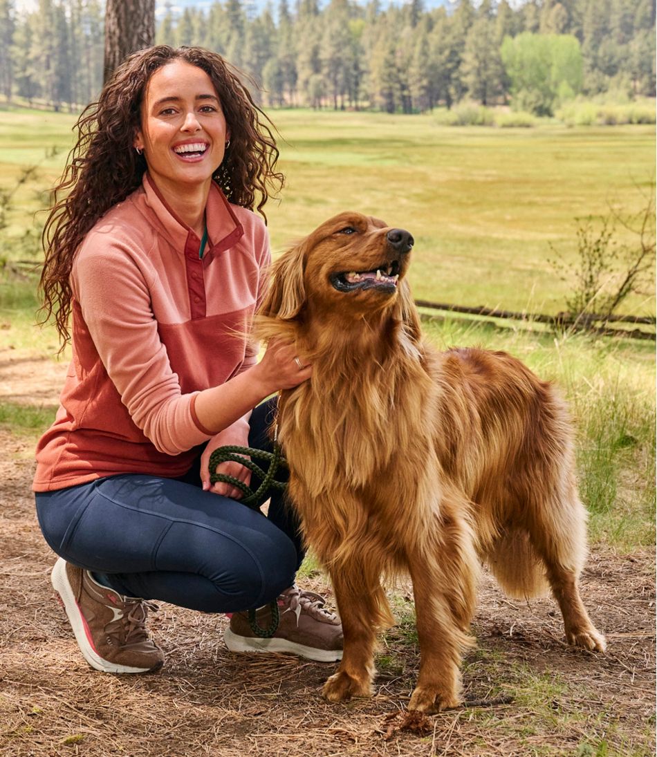 Women's All Season Access Fleece Pullover, Colorblock | L.L.Bean online