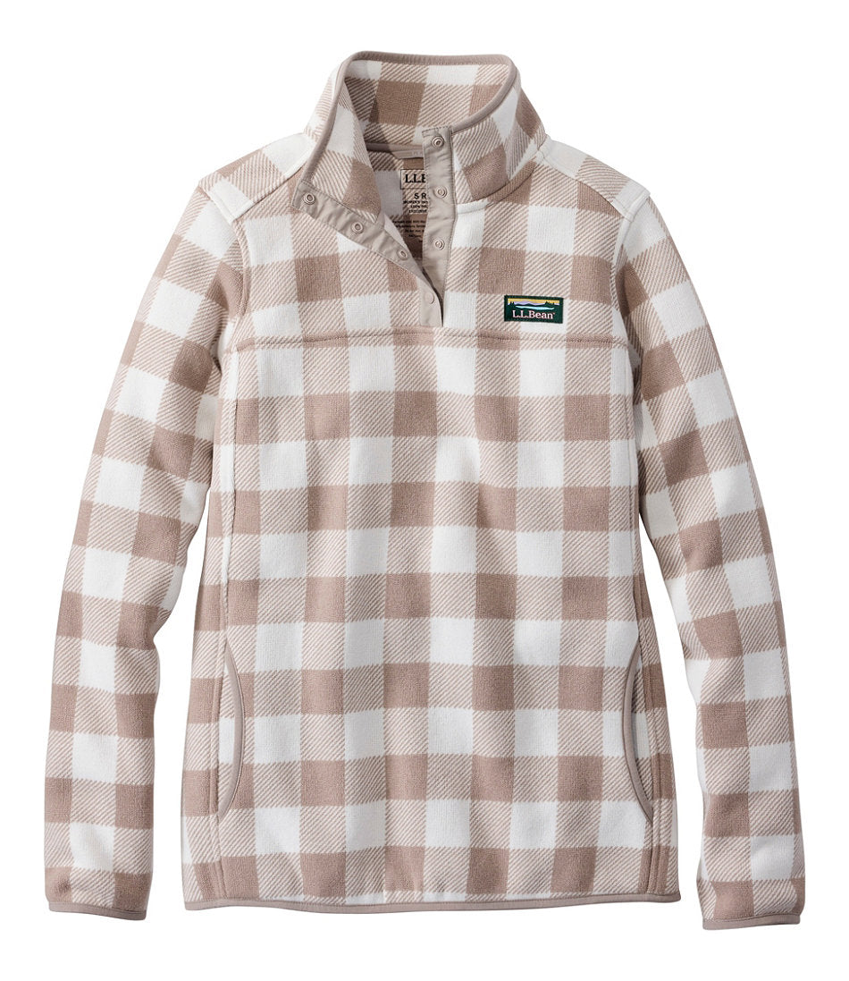 Women's L.L.Bean Sweater Fleece Pullover, Print | L.L.Bean sale