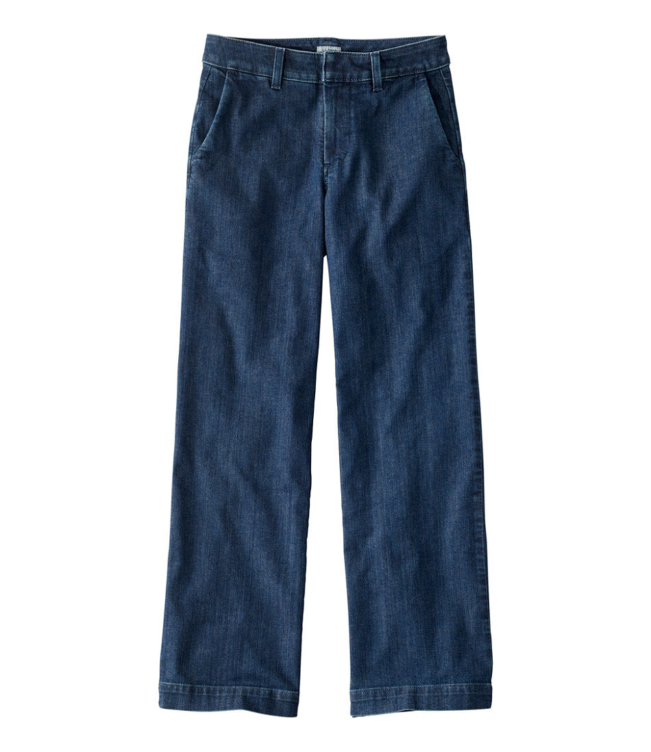 Women's True Shape Jeans, High-Rise Wide-Leg Trouser | L.L.Bean outlet