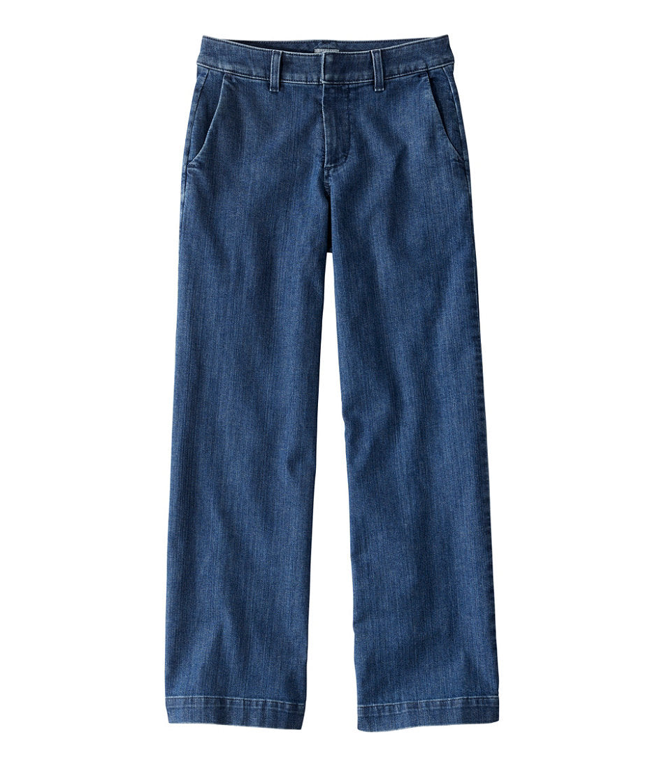 Women's True Shape Jeans, High-Rise Wide-Leg Trouser | L.L.Bean outlet
