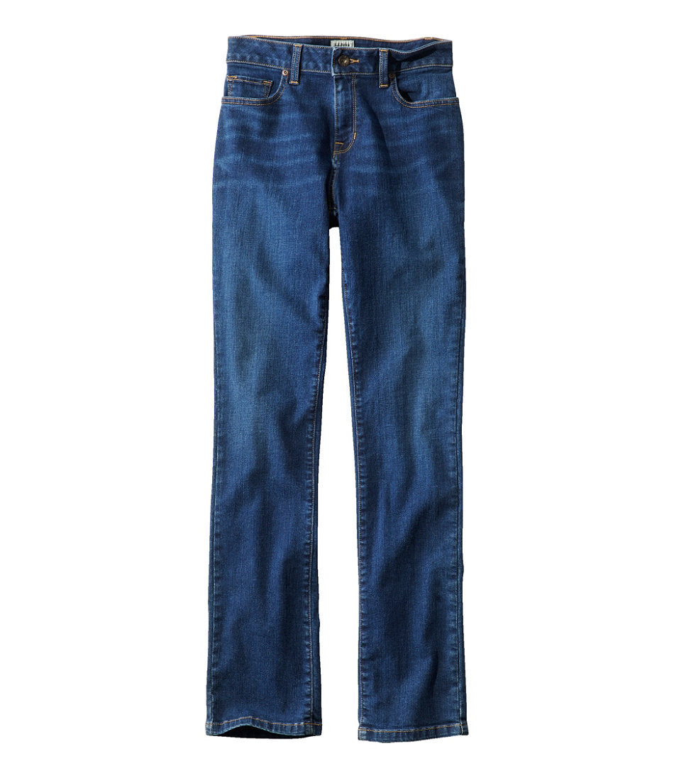 Women's True Shape Jeans, High-Rise Straight-Leg | L.L.Bean online