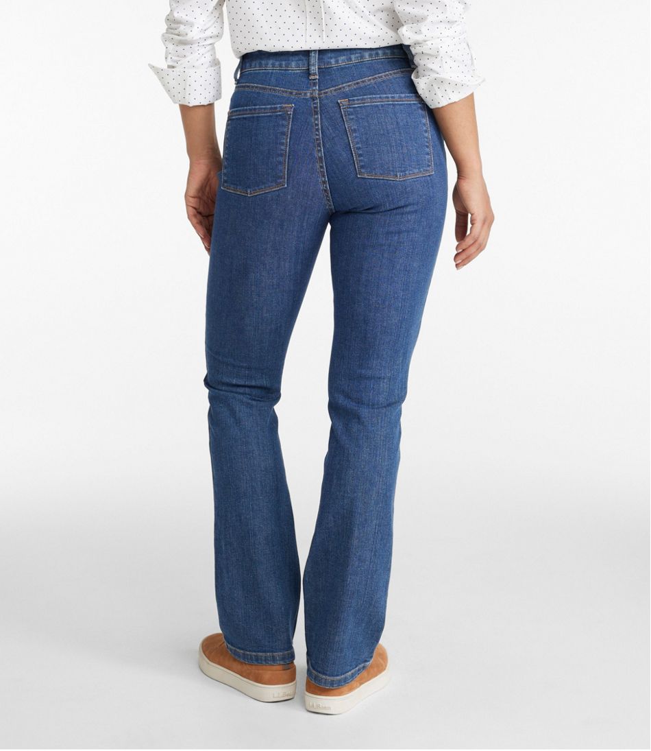 Women's True Shape Jeans, High-Rise Bootcut | L.L.Bean sale