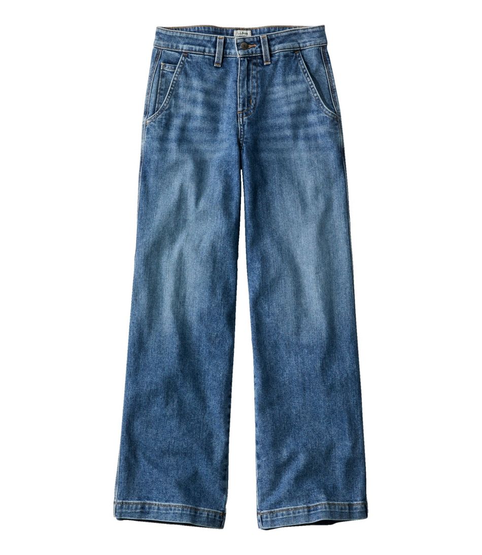 Women's 207 Vintage Jeans, High-Rise Wide-Leg | L.L.Bean for sale