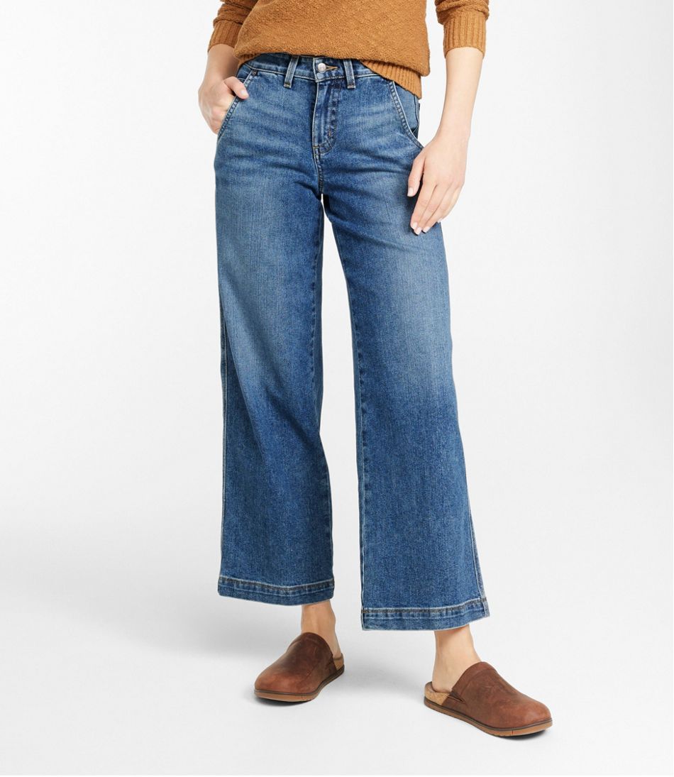 Women's 207 Vintage Jeans, High-Rise Wide-Leg | L.L.Bean for sale