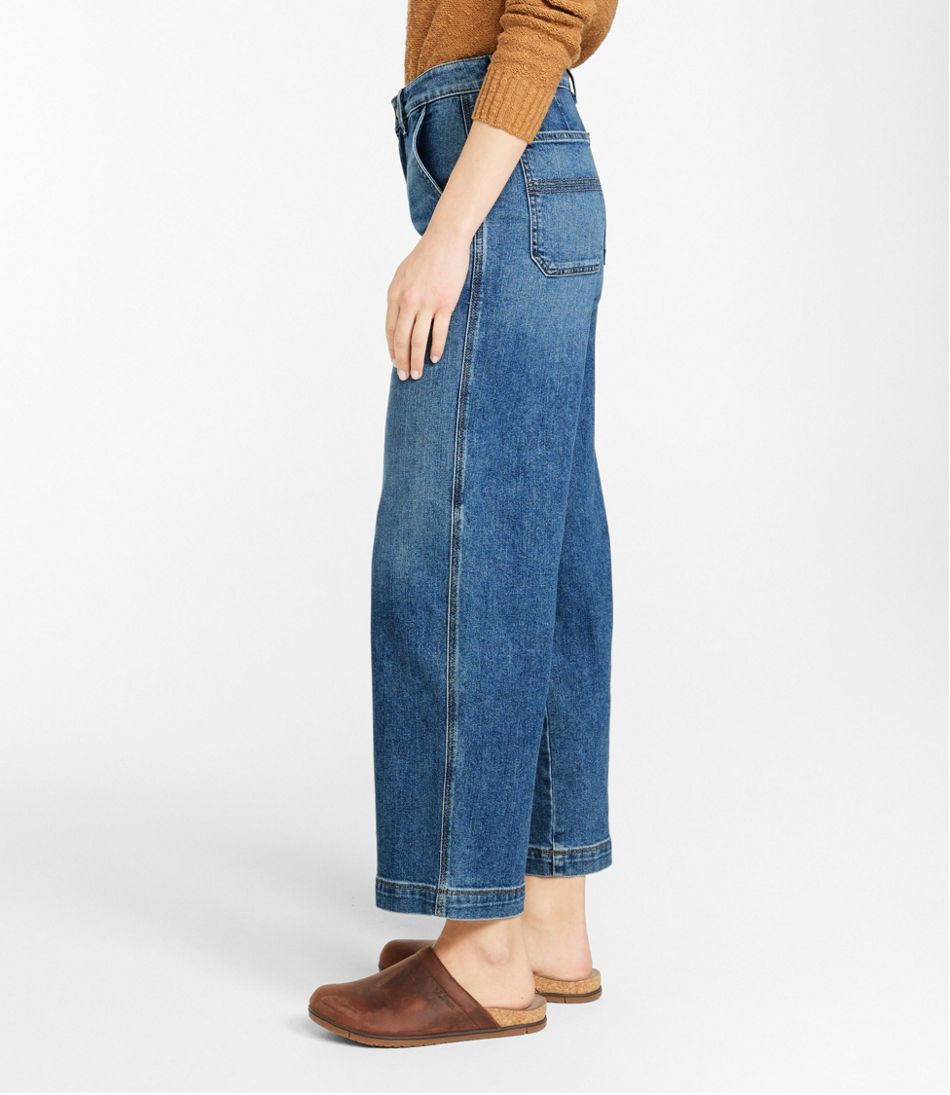 Women's 207 Vintage Jeans, High-Rise Wide-Leg | L.L.Bean for sale