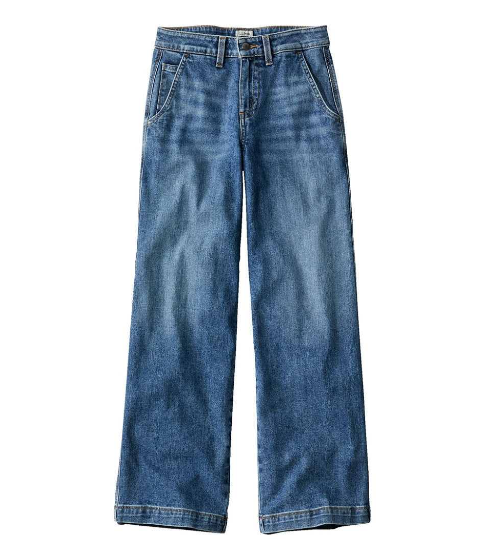 Women's 207 Vintage Jeans, High-Rise Wide-Leg | L.L.Bean for sale