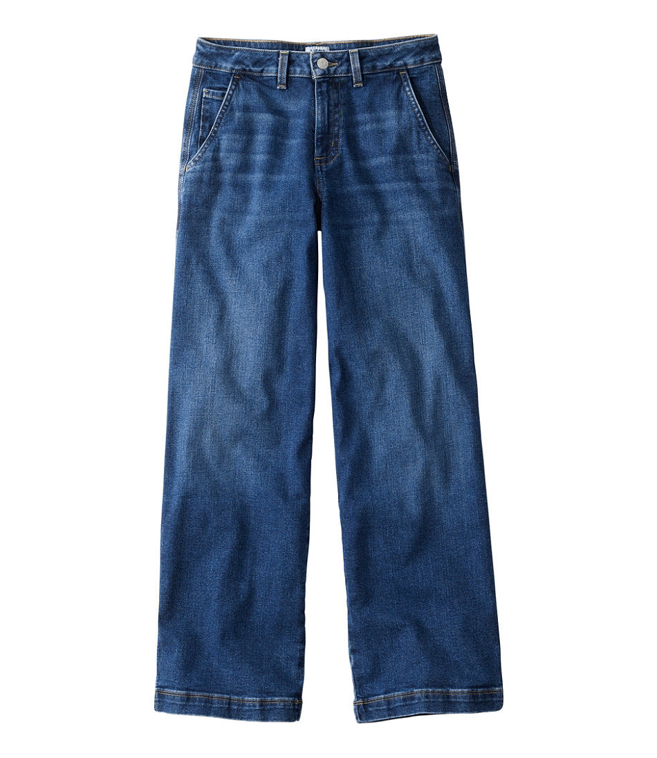Women's 207 Vintage Jeans, High-Rise Wide-Leg | L.L.Bean for sale