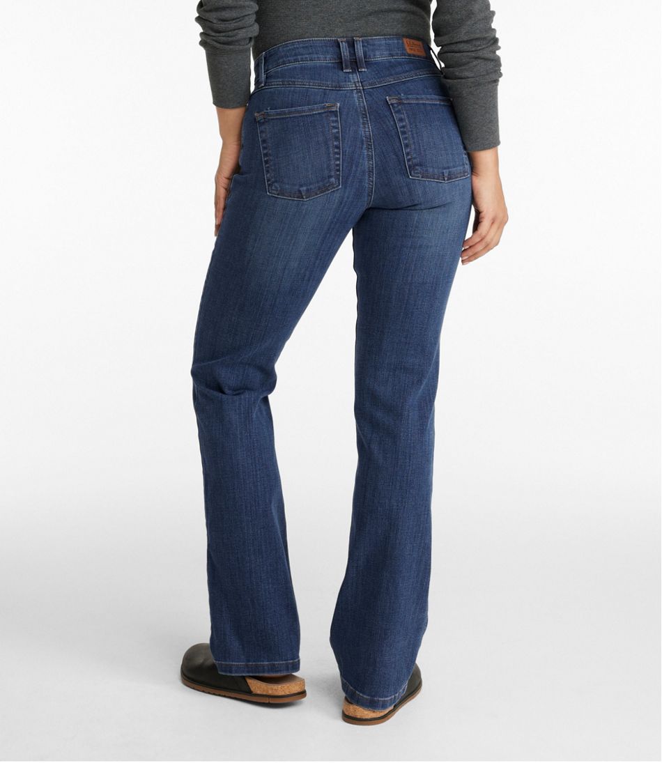 Women's BeanFlex® Jeans, Mid-Rise Bootcut | L.L.Bean on sale
