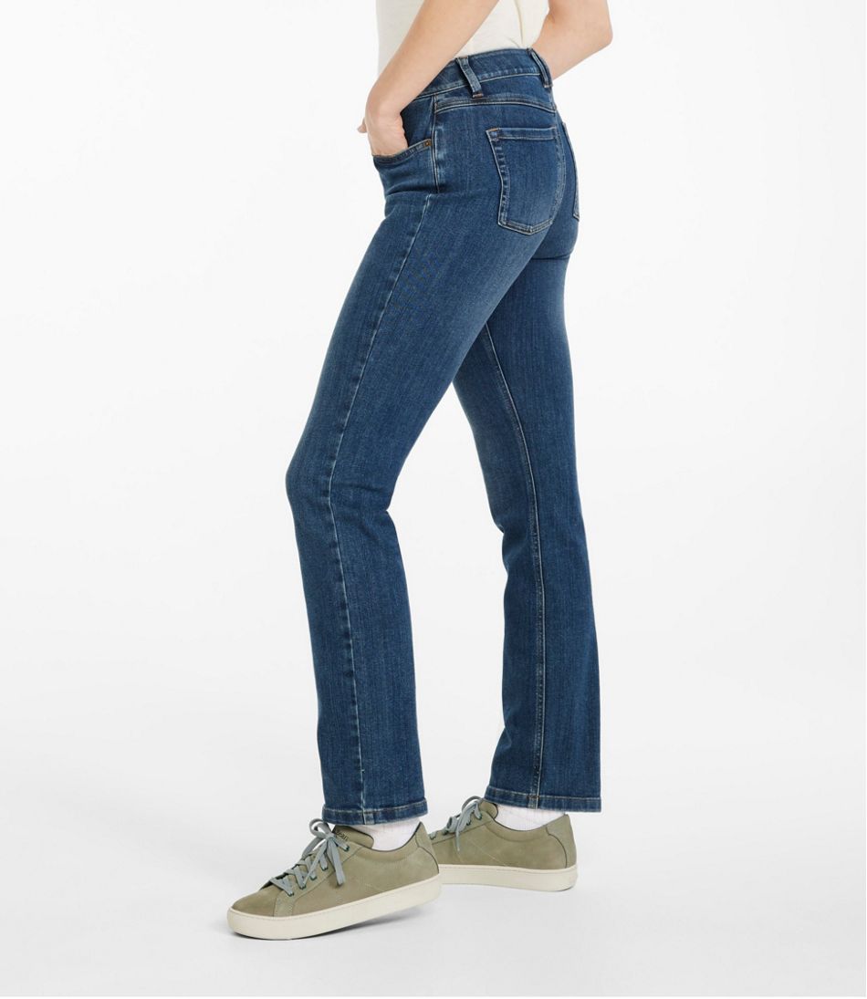 Women's BeanFlex® Jeans, Mid-Rise Straight-Leg | L.L.Bean near me