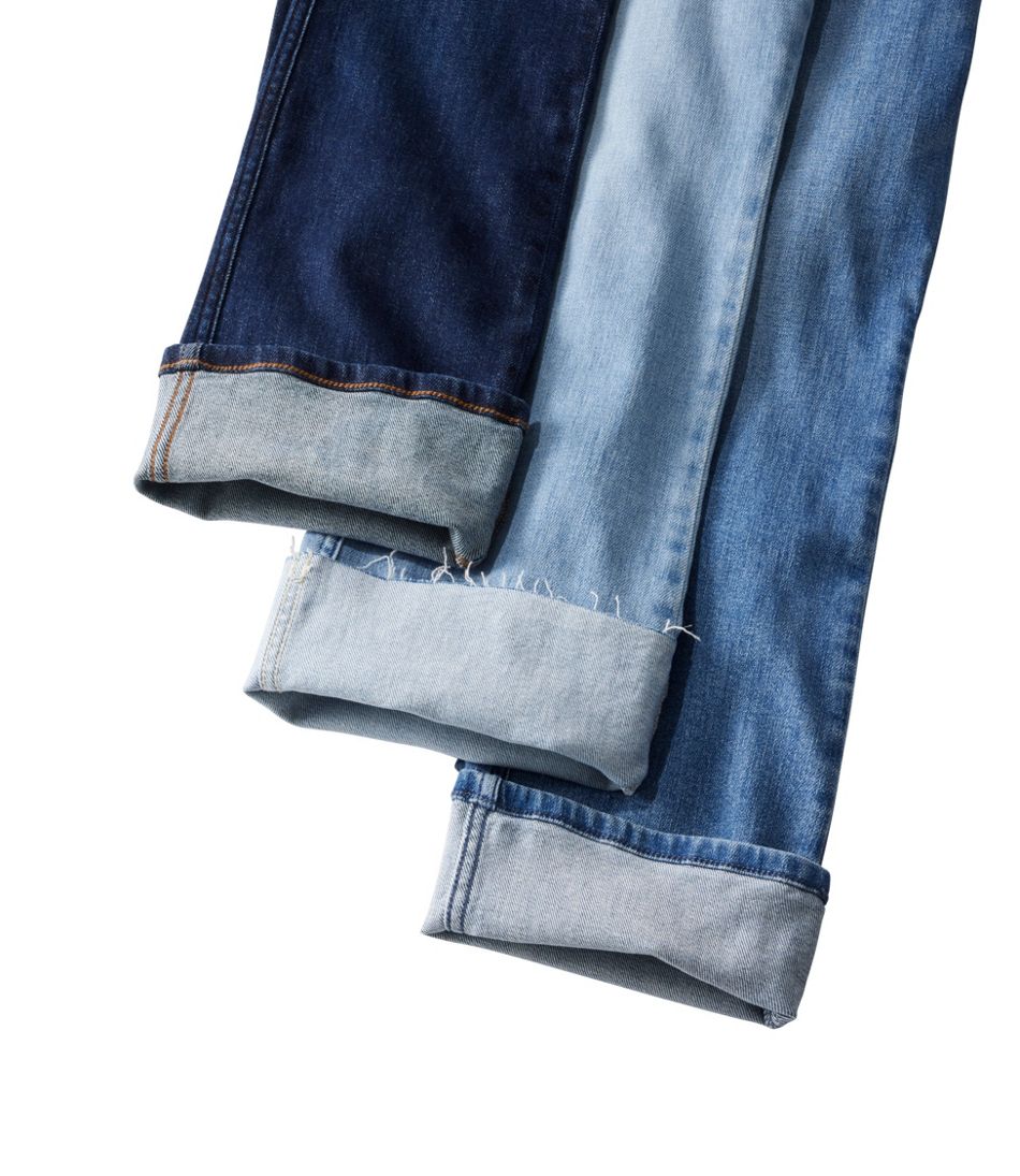 Women's L.L.Bean Everyday Stretch Jeans, High-Rise Mini Bootcut Ankle | L.L.Bean for sale