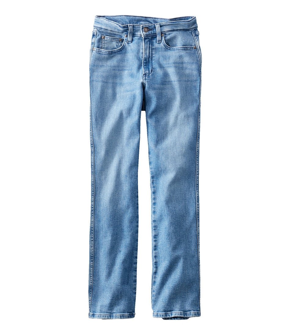 Women's L.L.Bean Everyday Stretch Jeans, High-Rise Mini Bootcut Ankle | L.L.Bean for sale