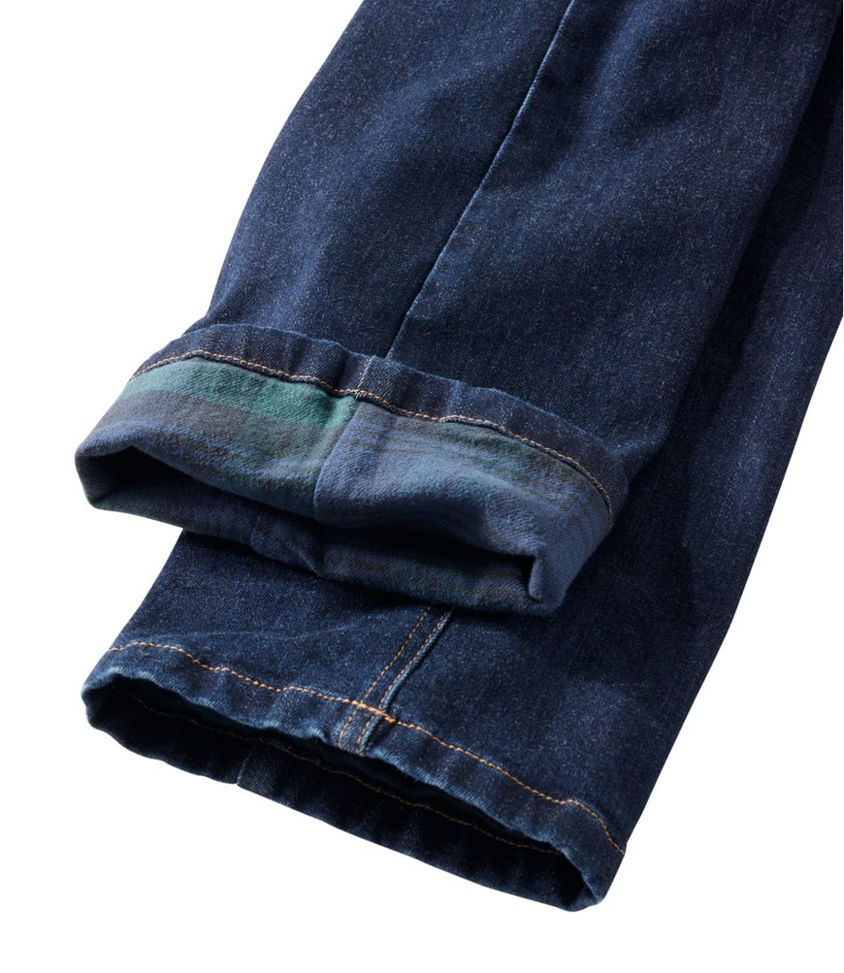 Women's BeanFlex® Jeans, Mid-Rise Straight-Leg Lined | L.L.Bean discount