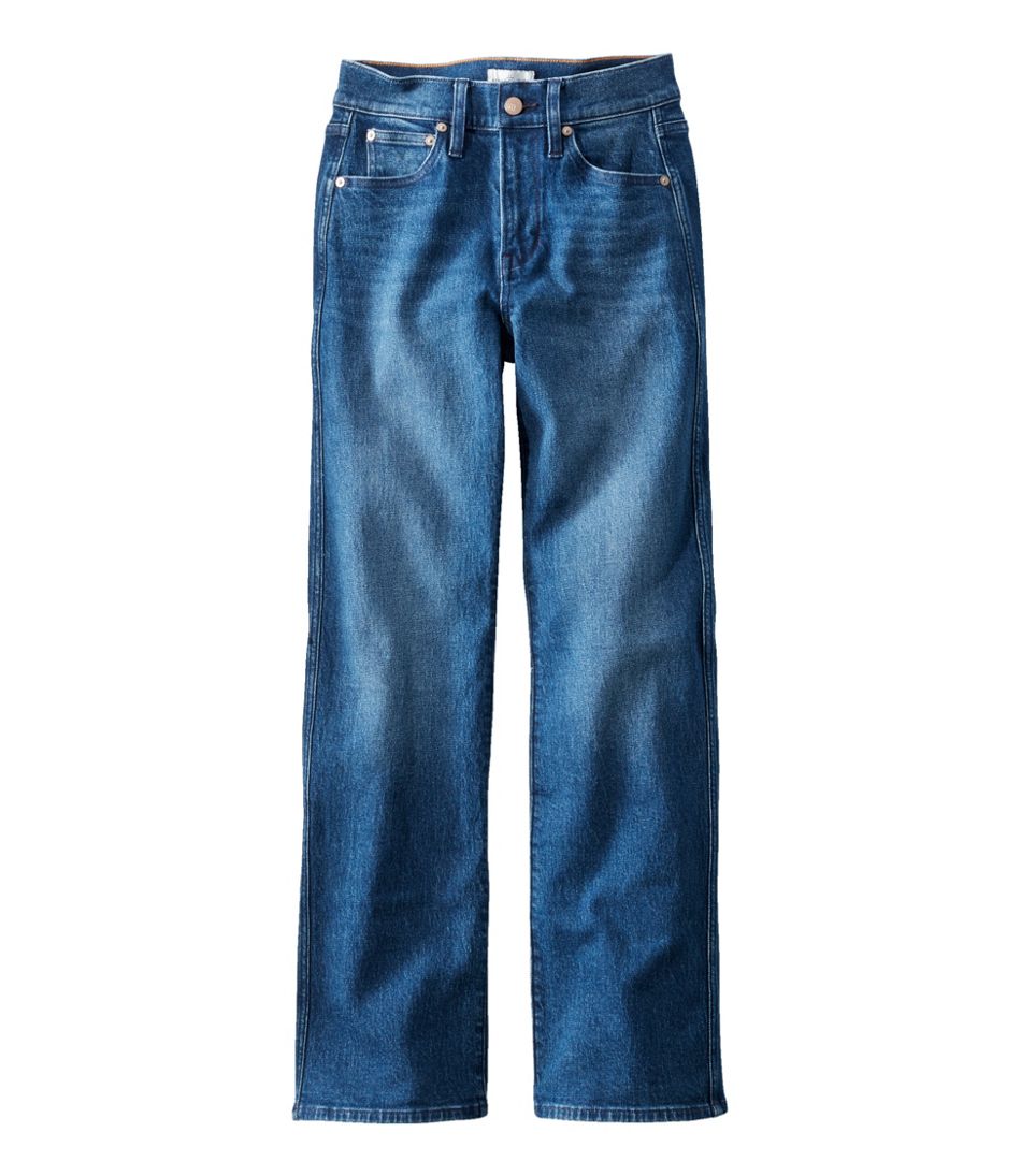 Women's Signature Original Jeans, High-Rise Straight-Leg | L.L.Bean for sale