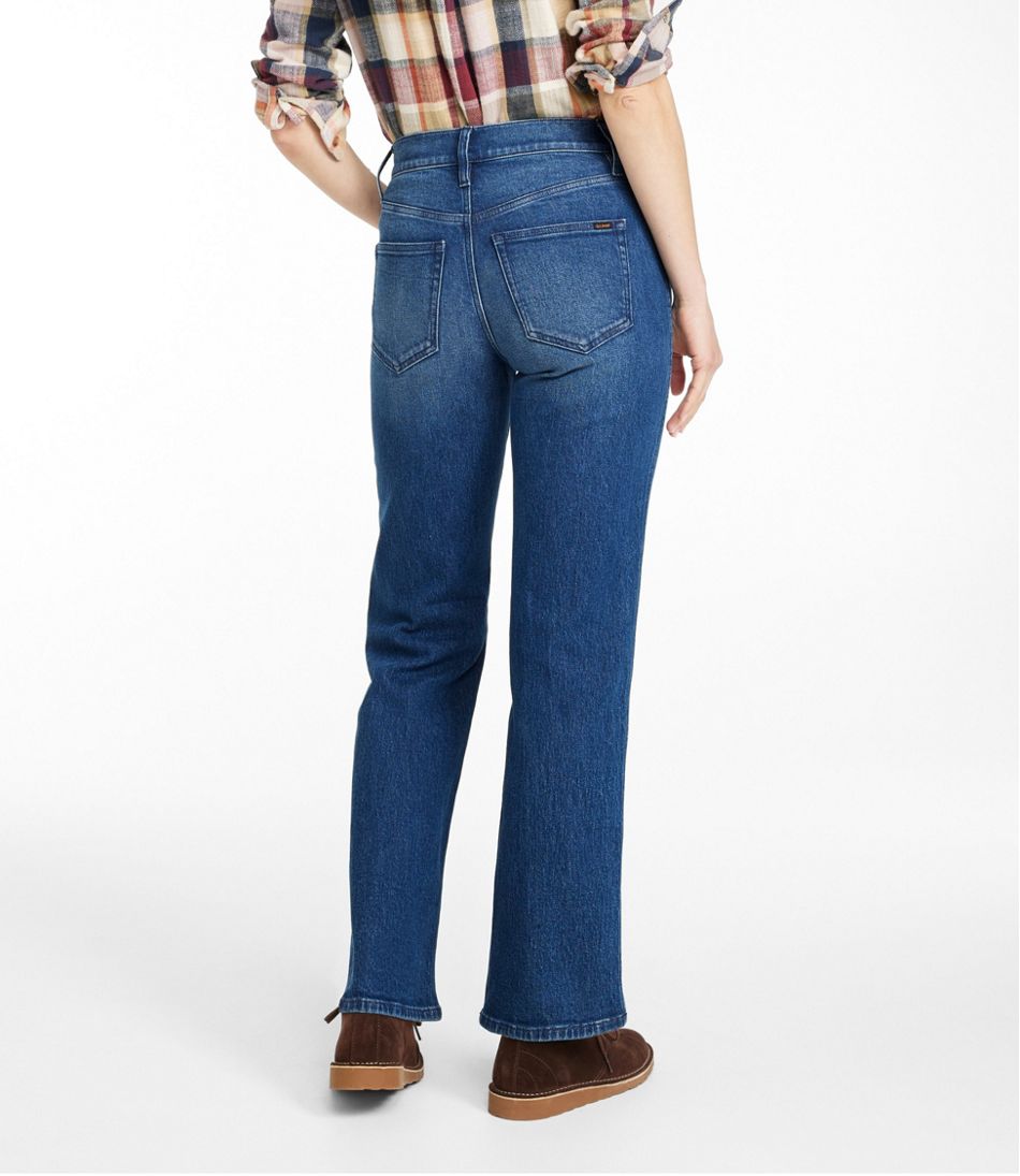 Women's Signature Original Jeans, High-Rise Straight-Leg | L.L.Bean for sale