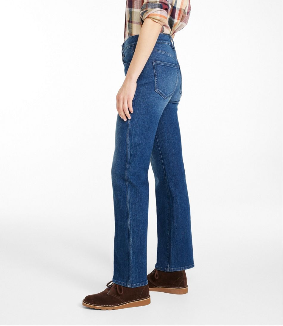 Women's Signature Original Jeans, High-Rise Straight-Leg | L.L.Bean for sale