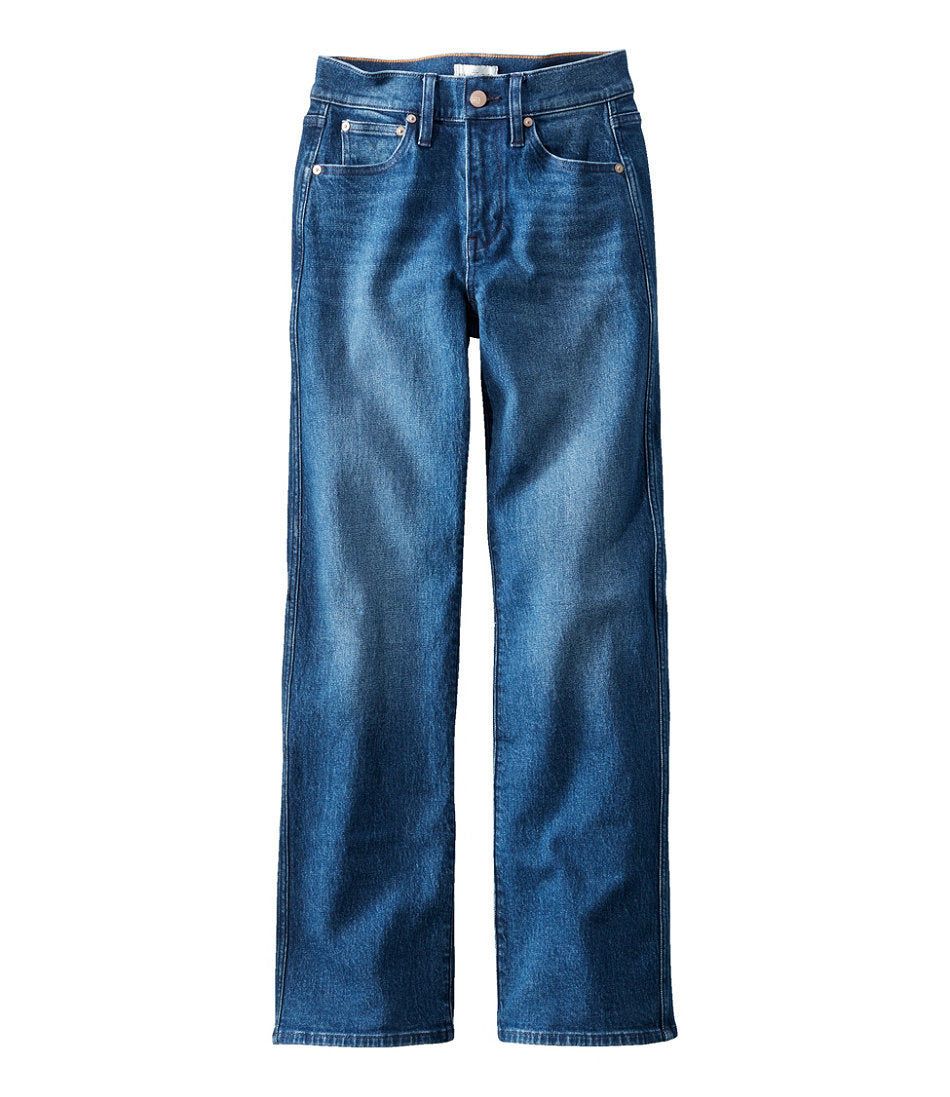 Women's Signature Original Jeans, High-Rise Straight-Leg | L.L.Bean for sale