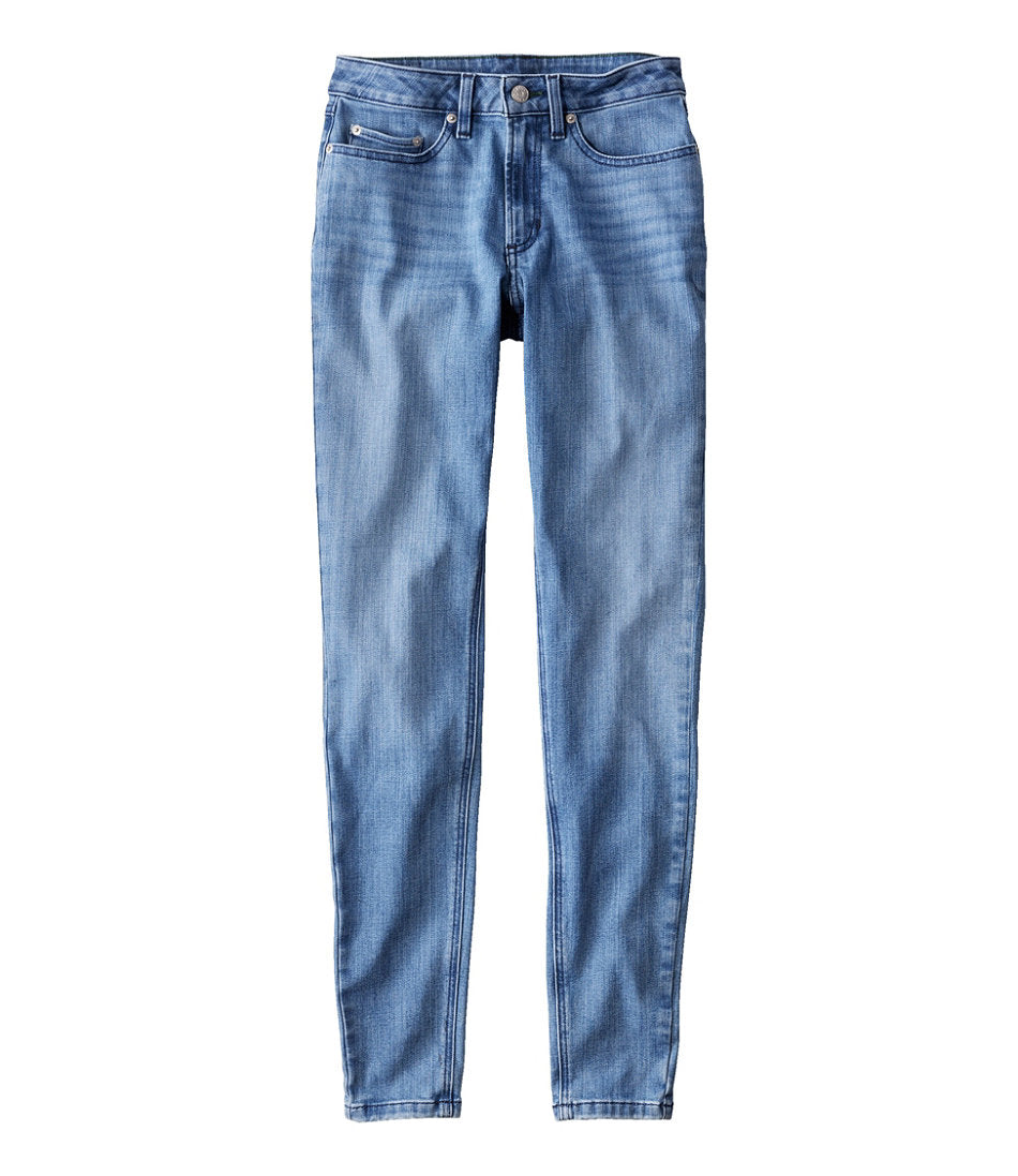 Women's BeanFlex® Jeans, Mid-Rise Skinny-Leg | L.L.Bean on sale