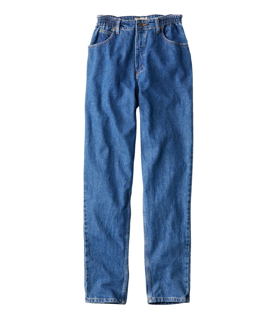 Women's Double L® Jeans, Ultra High-Rise Comfort Waist Tapered Leg | L.L.Bean outlet