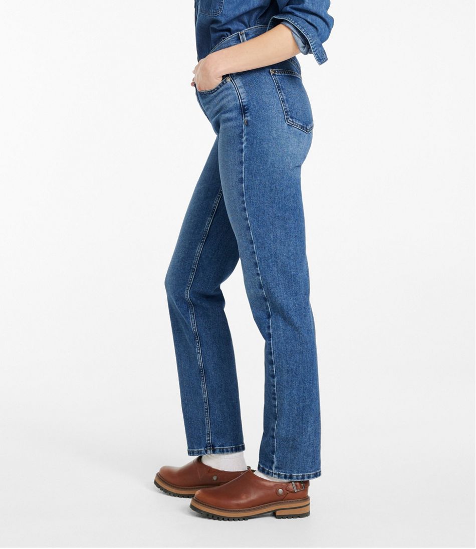 Women's 207 Vintage Jeans, High-Rise Straight-Leg | L.L.Bean online