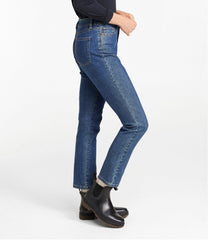 Women's True Shape Jeans, High-Rise Slim-Leg Ankle | L.L.Bean on sale