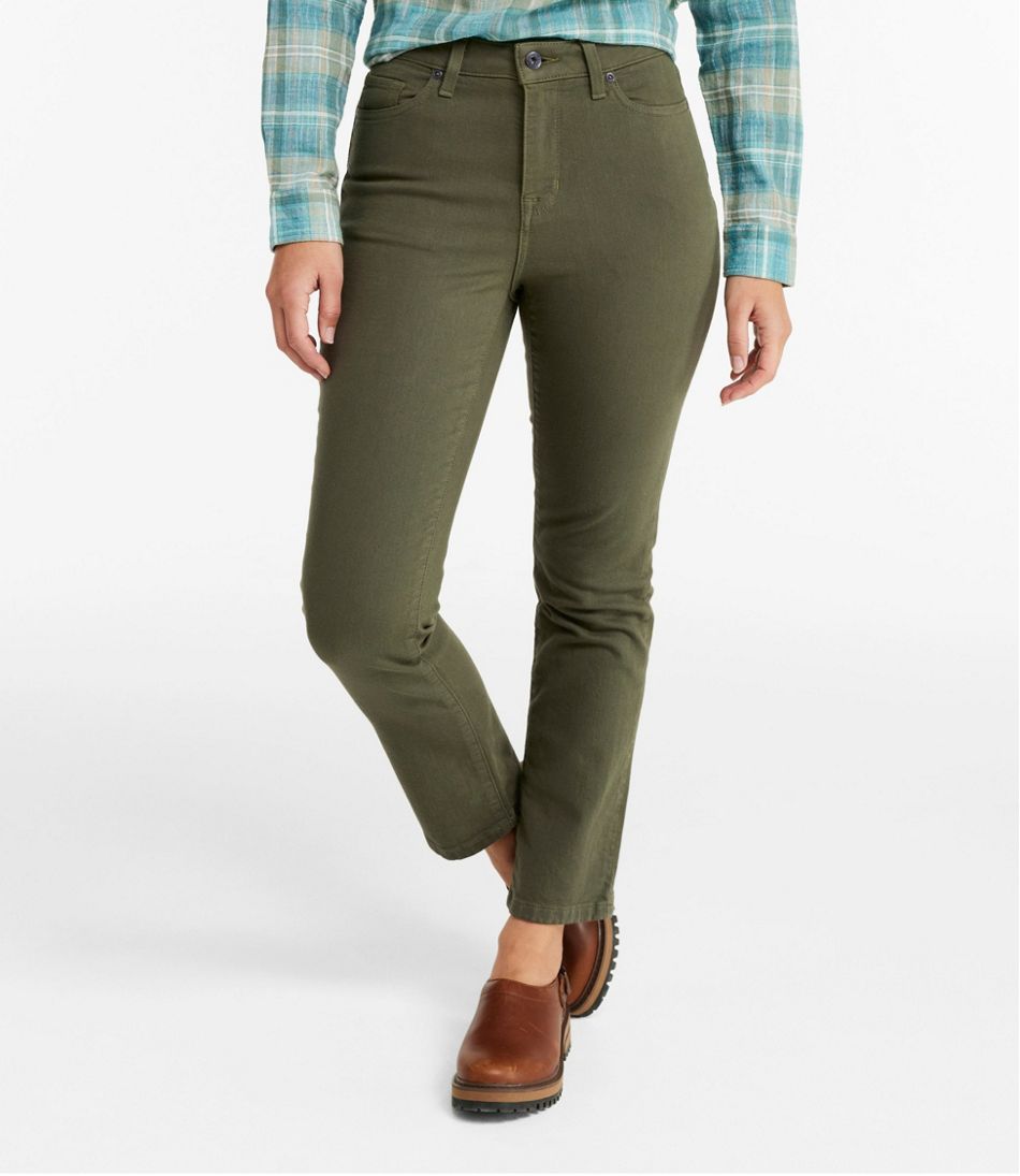 Women's True Shape Jeans, High-Rise Slim-Leg Ankle Colors | L.L.Bean discount