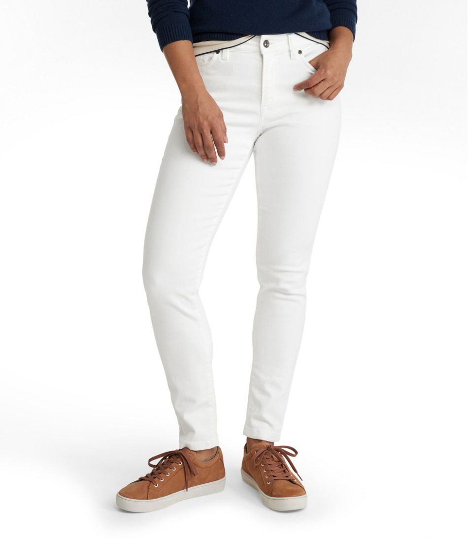 Women's True Shape Jeans, High-Rise Skinny-Leg Colors | L.L.Bean sale