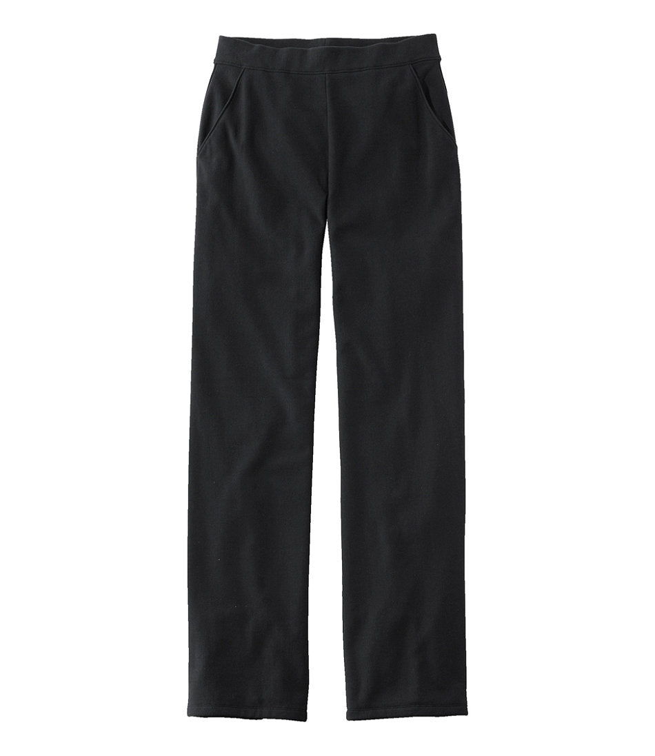 Women's Perfect Fit Pants, Fleece-Backed Straight-Leg | L.L.Bean outlet