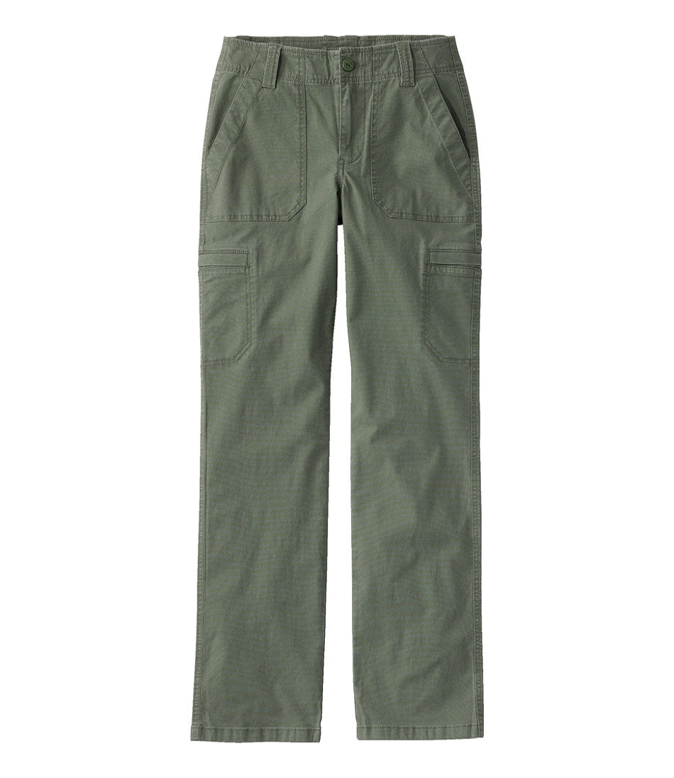 Women's 207 Vintage Cotton Canvas Pants, Mid-Rise Straight-Leg Cargo | L.L.Bean for sale