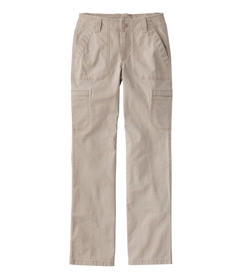 Women's 207 Vintage Cotton Canvas Pants, Mid-Rise Straight-Leg Cargo | L.L.Bean for sale