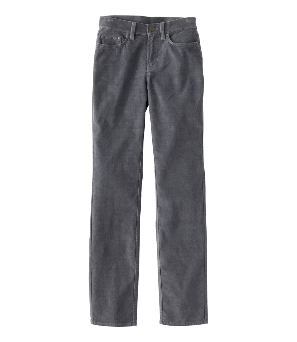 Women's BeanFlex Five-Pocket Corduroy Pants, Mid-Rise Straight-Leg | L.L.Bean near me