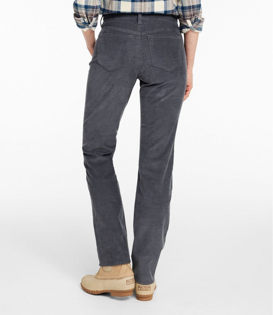 Women's BeanFlex Five-Pocket Corduroy Pants, Mid-Rise Straight-Leg | L.L.Bean near me