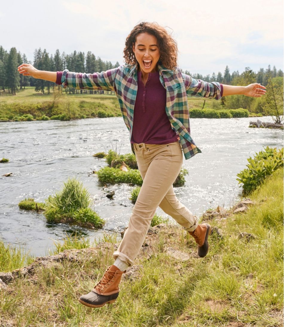 Women's BeanFlex Five-Pocket Corduroy Pants, Mid-Rise Straight-Leg | L.L.Bean near me