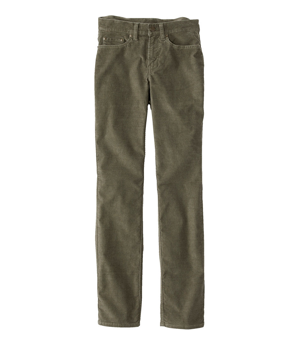 Women's BeanFlex Five-Pocket Corduroy Pants, Mid-Rise Straight-Leg | L.L.Bean near me