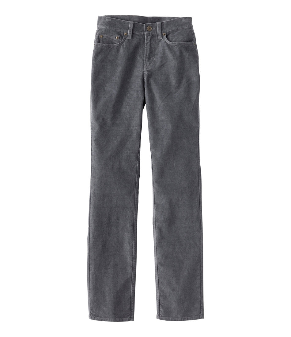 Women's BeanFlex Five-Pocket Corduroy Pants, Mid-Rise Straight-Leg | L.L.Bean near me