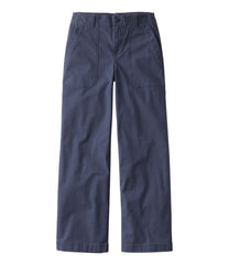 Women's 207 Vintage Cotton Canvas Pants, High-Rise Wide-Leg | L.L.Bean online