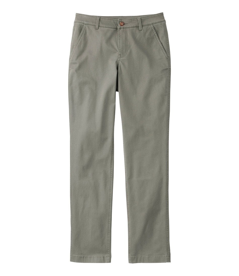 Women's Comfort Stretch Pants, Mid-Rise Straight-Leg Chino | L.L.Bean on sale