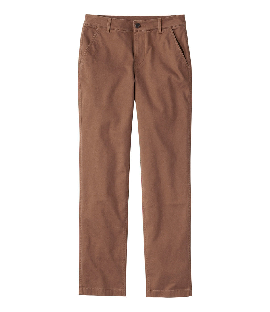Women's Comfort Stretch Pants, Mid-Rise Straight-Leg Chino | L.L.Bean on sale