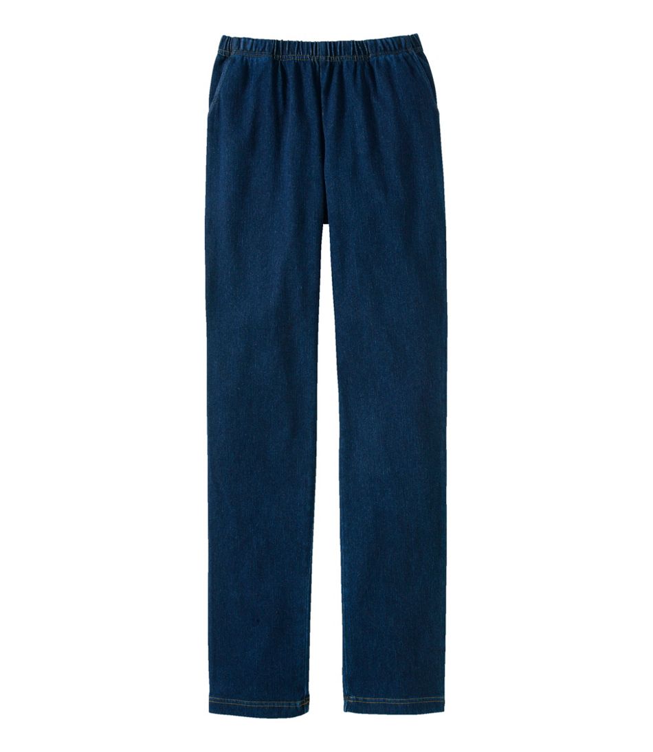 Women's Perfect Fit Pants, Denim Original Tapered Leg | L.L.Bean online