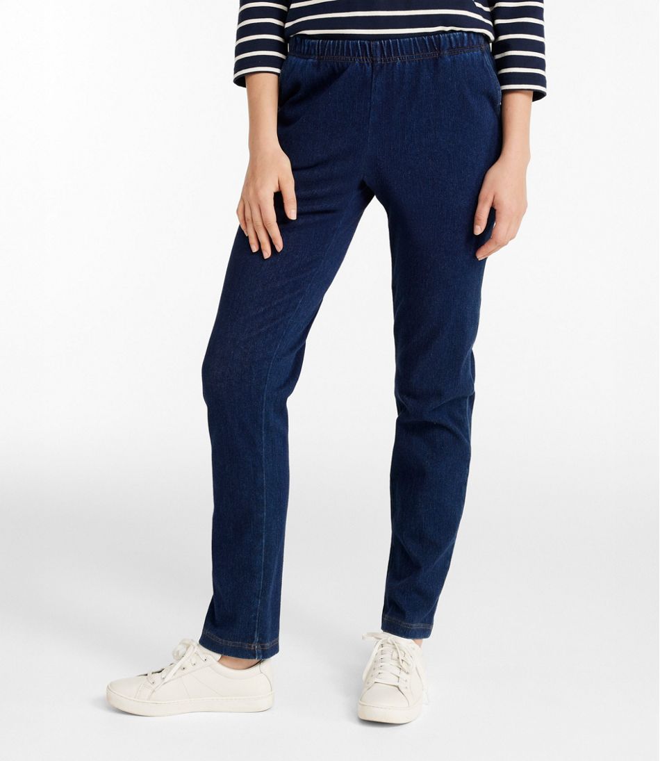 Women's Perfect Fit Pants, Denim Original Tapered Leg | L.L.Bean online