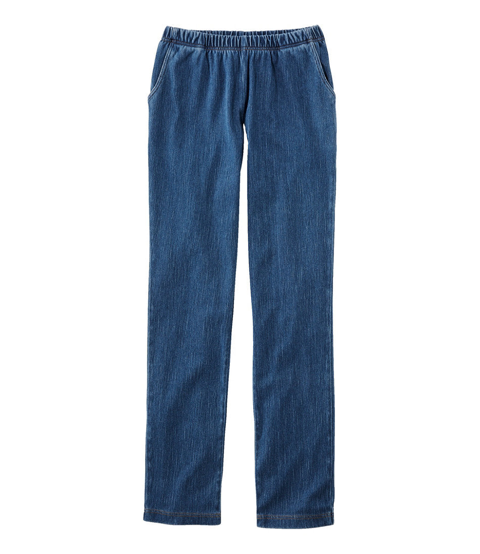 Women's Perfect Fit Pants, Denim Original Tapered Leg | L.L.Bean online