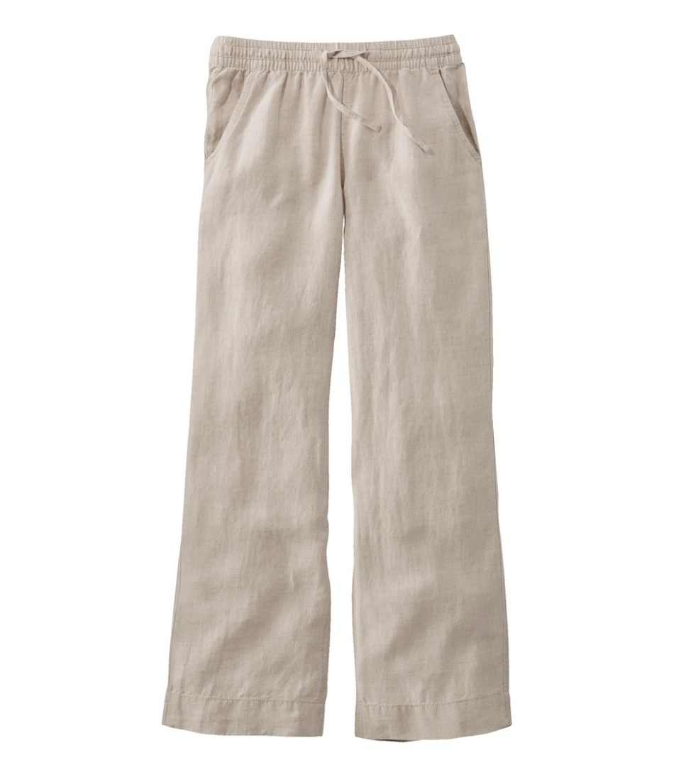 Women's Premium Washable Linen Pull-On Pants | L.L.Bean for sale