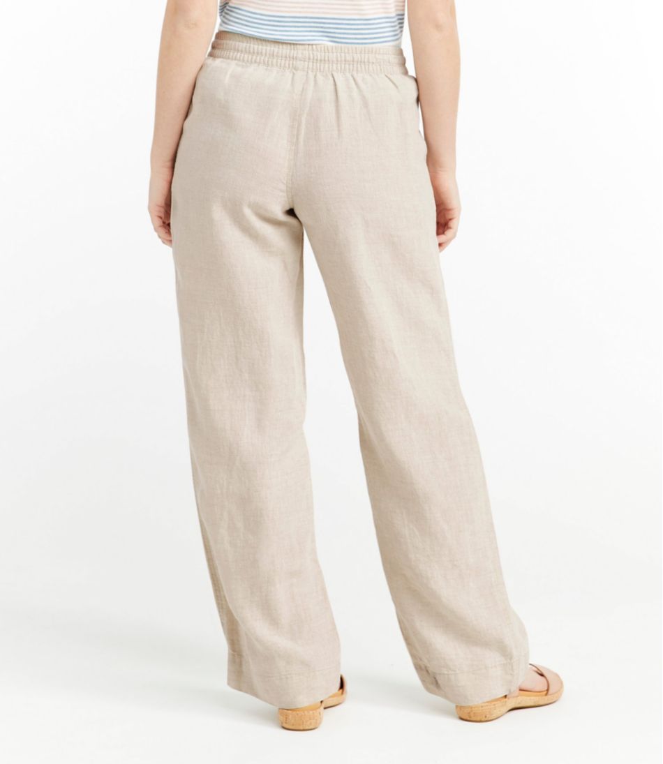 Women's Premium Washable Linen Pull-On Pants | L.L.Bean for sale