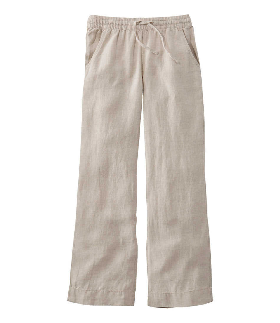 Women's Premium Washable Linen Pull-On Pants | L.L.Bean for sale