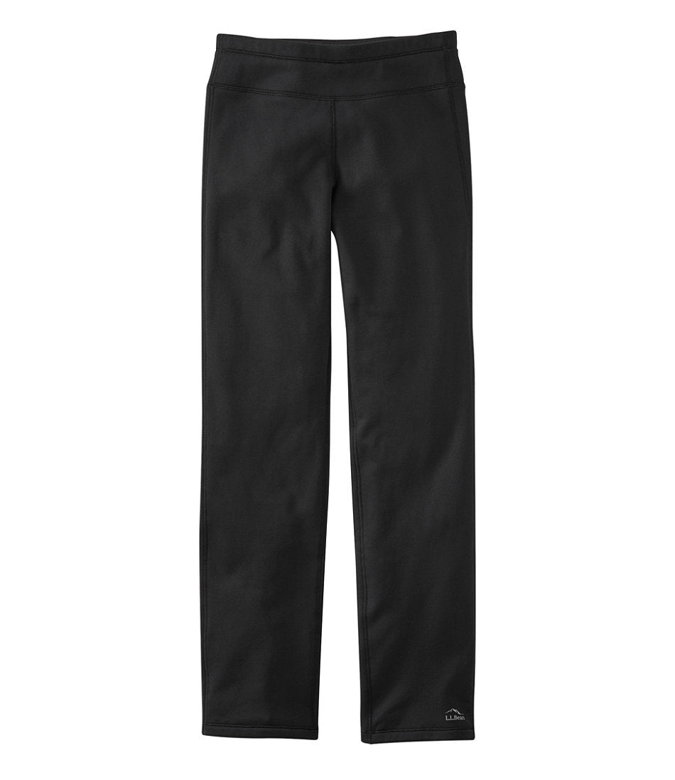 Women's PrimaLoft ThermaStretch Fleece Pants, Mid-Rise Straight-Leg | L.L.Bean outlet