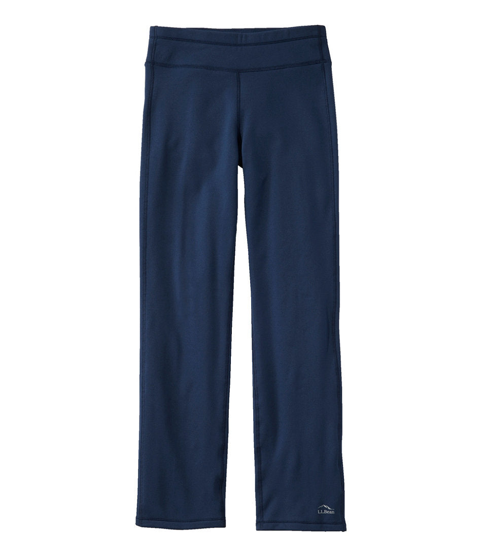 Women's PrimaLoft ThermaStretch Fleece Pants, Mid-Rise Straight-Leg | L.L.Bean outlet