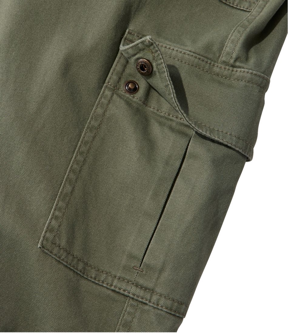 Women's Comfort Stretch Pants, Mid-Rise Straight-Leg Cargo | L.L.Bean online
