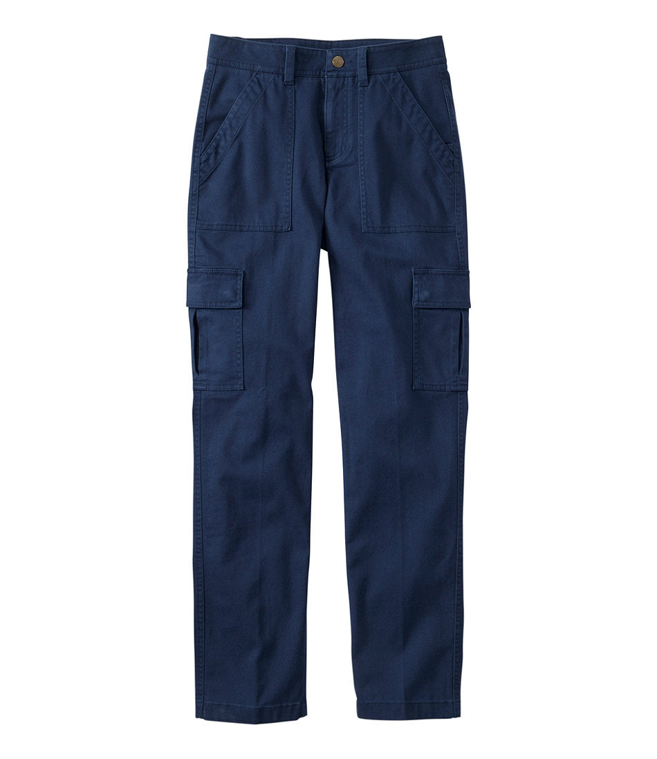 Women's Comfort Stretch Pants, Mid-Rise Straight-Leg Cargo | L.L.Bean online