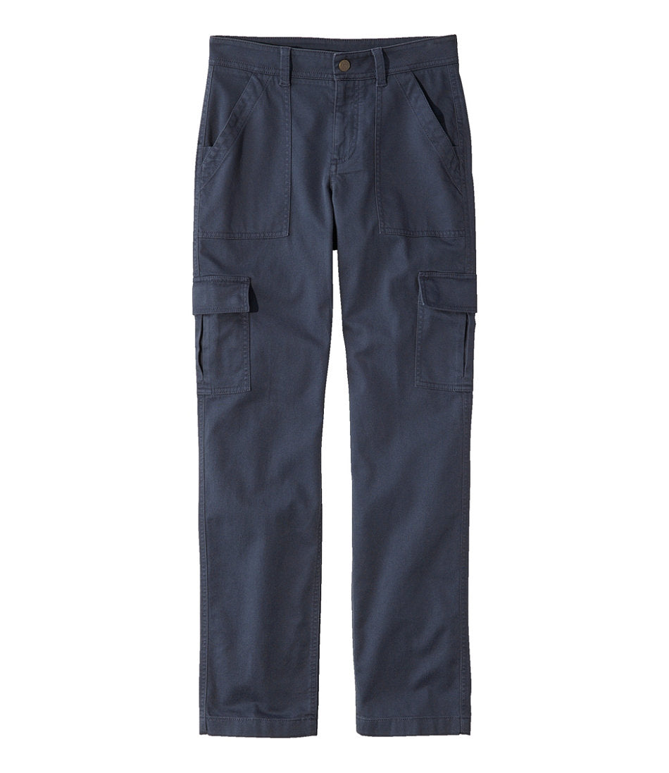 Women's Comfort Stretch Pants, Mid-Rise Straight-Leg Cargo | L.L.Bean online