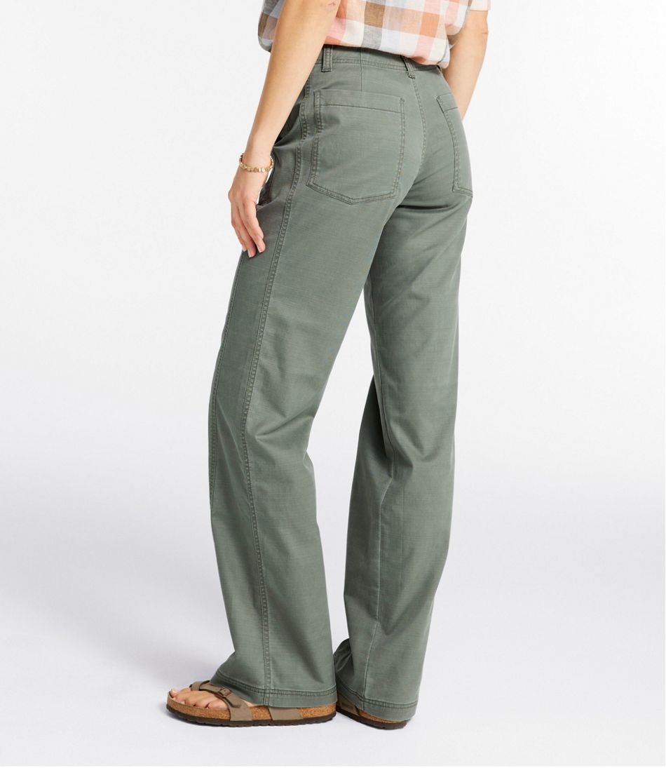 Women's Signature Utility Pants, High-Rise Wide-Leg | L.L.Bean on sale