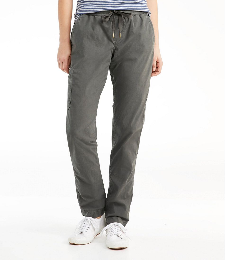 Women's Stretch Ripstop Pull-On Pants, Slim-Leg | L.L.Bean discount